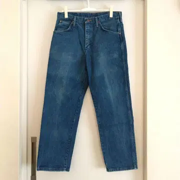 Wrangler 스트레이트 데님 블루 33 x 30 USA 90's
