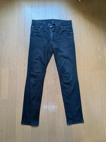 1piu1uguale3 블랙 데님 V L 사이즈