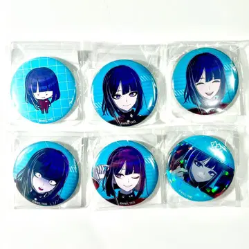 HUNDRED LINE 코토부키야 복권 캔뱃지 전종 츠쿠모 이마마