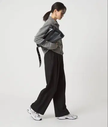 그린 라벨 릴랙싱 올마이 속기모 와이드 팬츠 속기모 M