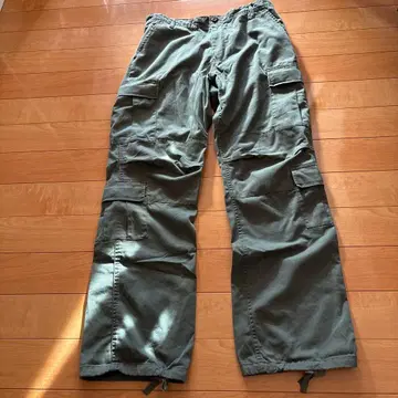 [ 새상품급 ] 로스코 카고 팬츠 올리브 그린 8개 포켓 W43 x 2