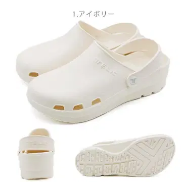 [ 미사용 새상품 ] TELIC Doctor Sabot 샌들 화이트