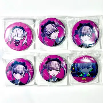 HUNDRED LINE 코토부키야 복권 캔뱃지 전종 츠쿠모 카코