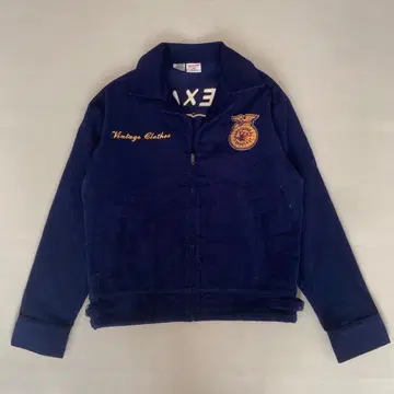 새상품급 FFA 자켓 퍼머스 코듀로이 블루종