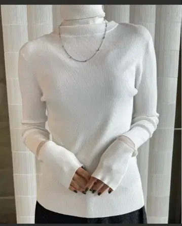 Ameri BEST TOUCH HIGH NECK KNIT TOP