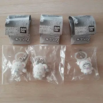 산리오 캐릭터즈 메지루시 액세서리 폭신폭신 스노우 3종 세트