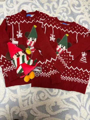 디즈니 릴린린 스웨터 숄더