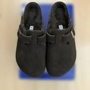 미사용품! 버켄스탁 보스턴 시어링 모카 브라운 42 레귤러 폭