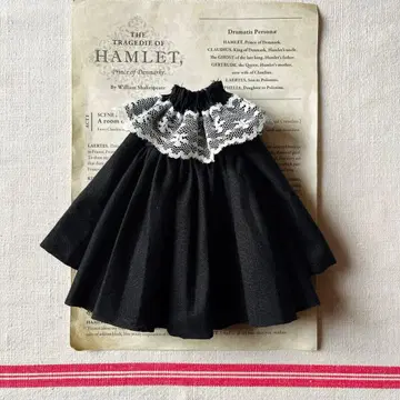 블랙 레이스 원피스 브라이스 아웃핏 핸드메이드 인형 의류