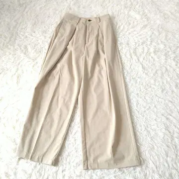 JEANASiS  와이드 팬츠 턱 M 베이지