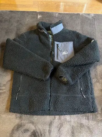 CAMP7 블랙 플리스 자켓