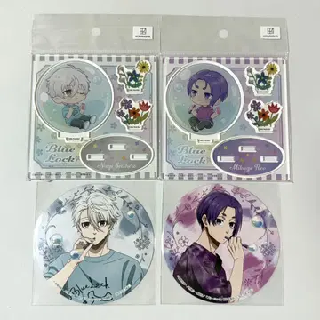 블루 록 츠리비레 샤봉 아크릴 스탠드 코스터 나기 세이시로 미카게 레오