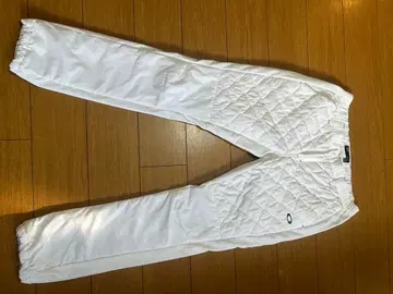오클리 방한 발수 2XL 충전솜 골프 팬츠 퀼팅 화이트