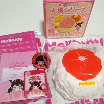 mellojoy 스퀴즈 크림 범벅 대복 시리즈 그레이프 후르츠