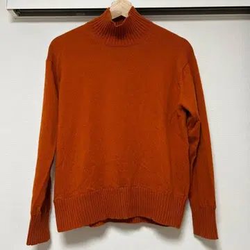 23구 하이넥 니트 38 오렌지
