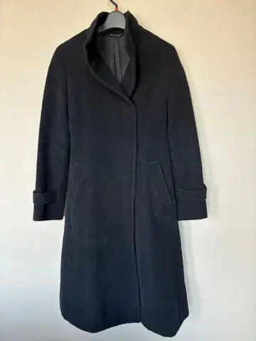 COMME CA DU MODE 블랙 롱 코트