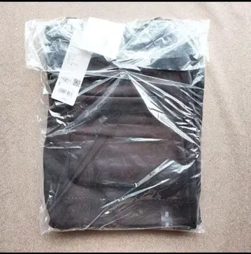 유니클로C 맨투맨 와이드 팬츠 다크 브라운 S 긴 길이 UNIQLOC