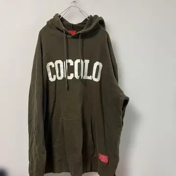 코코로 브랜드 후드티 오버 사이즈 빅 로고