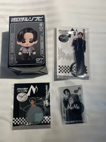 SnowMan 메구로 렌 ON 굿즈 4종