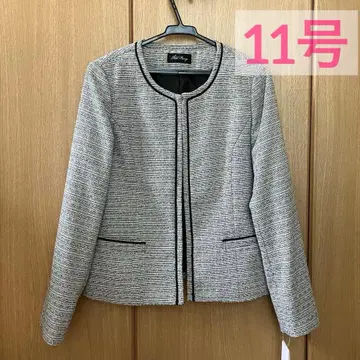 노카라 자켓 11호 트위드 세레모니 포멀 안감 포켓 포함