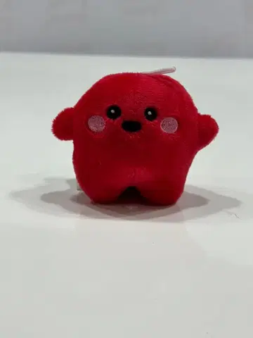 오사카 간사이 박람회 독일관 서큘러 봉제 인형 소 빨간색 레드