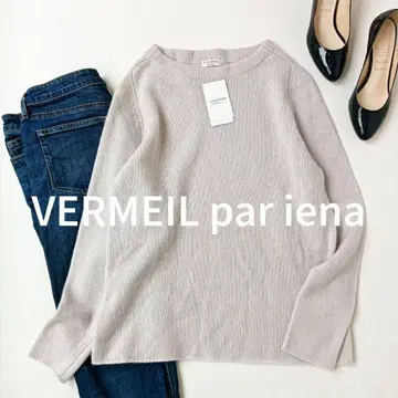 택 포함 새상품 베르메이유 페예나 울 캐시미어 크루넥 풀오버