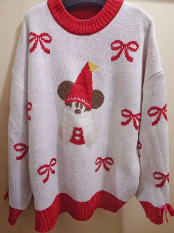 [새상품급] 디즈니 크리스마스 릴린린 스웨터 2025