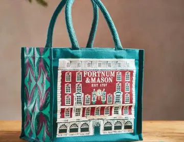 Fortnum & Mason 크리스마스 한정판 소형 에코백