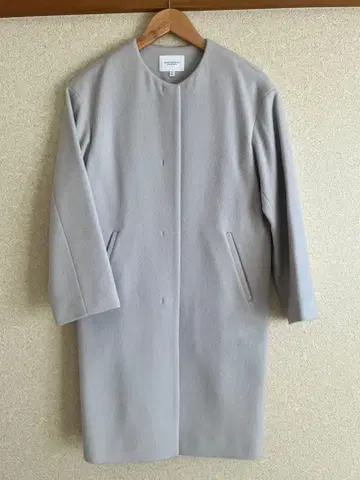 BEAUTY&YOUTH 라이트 그레이 체스터 코트 S