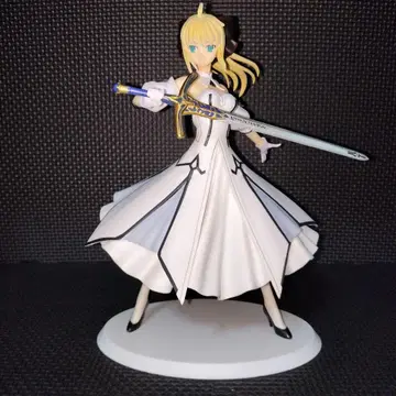 페이트 세이버 화이트 드레스 피규어 높이 약 22cm 새상품급