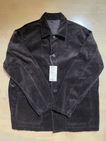 무인양품 나무 열매에서 만든 카폭 혼방 코듀로이 셋업 L 다크 브라운