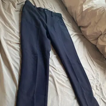 PLST 슬랙스 남성용 네이비 컬러