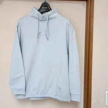 Lsize 맥그리거 라이트 블루 하이넥 후드티