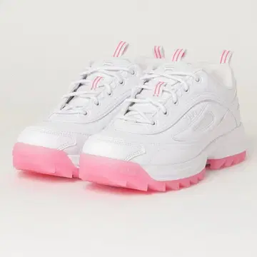 FILA 통굽 스니커즈 화이트 핑크