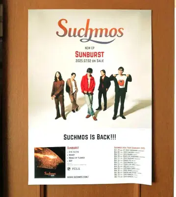 Suchmos TOUR SUNBURST 포스터 A2 사이즈