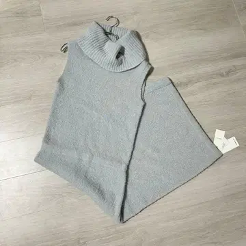 새상품 FRAY I.D 알파카 터틀 원피스 롱 원피스 F