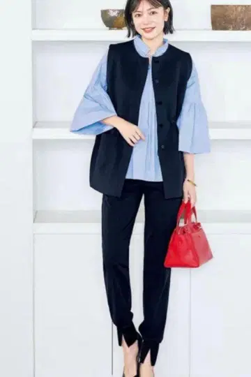 앙피로 최애 조거 팬츠 블랙 새상품