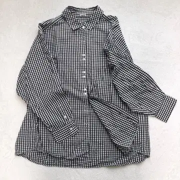 팰리시 깅엄 체크 셔츠 셰퍼드 체크 면 100% F