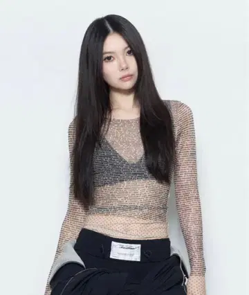 S letter tops tattoo(beige_F)