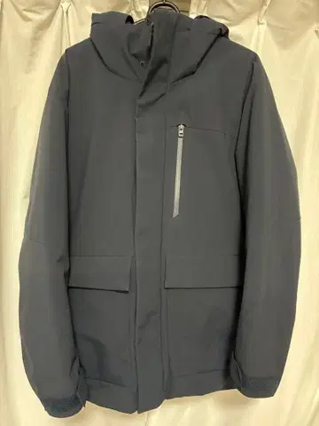 UNIQLO 유니클로 하이브리드 다운 후드티 S 사이즈 네이비