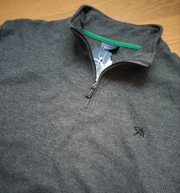 새상품 아놀드 파머/남성용/하프 지퍼 로고 자수 상의 LL