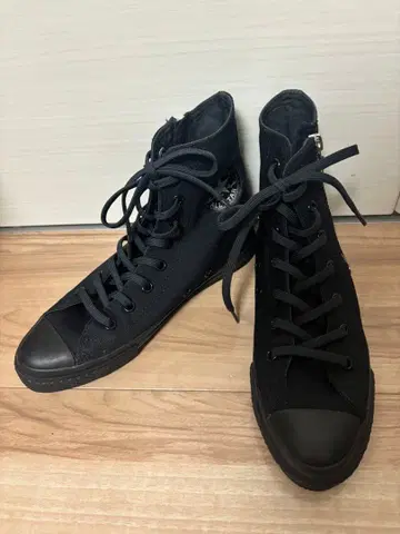 CONVERSE 올스타 하이컷 지퍼 23cm 블랙