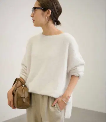 FRAMeWORK FOX/CASHMERE 보트넥 풀오버