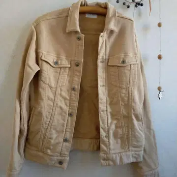 베이지 저리 자켓