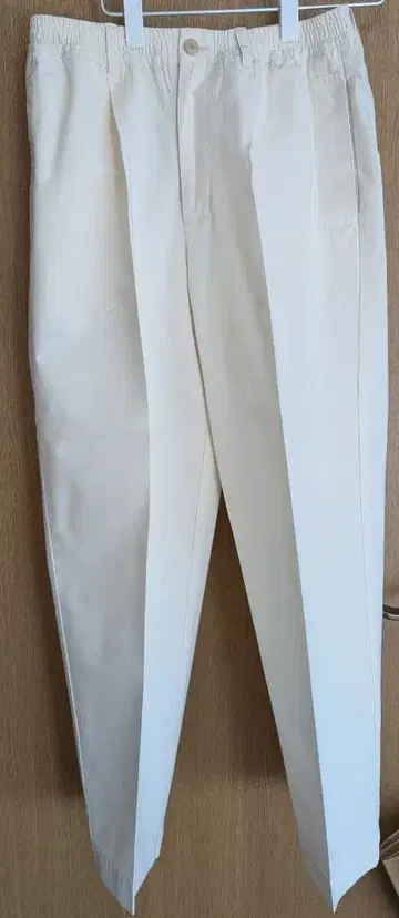 still by hand 코튼 실크 원턱 팬츠