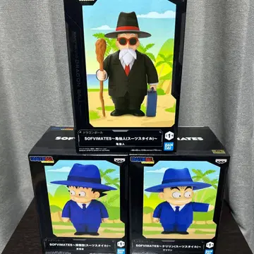 드래곤볼 피규어 SOFVIMATES 크리링 & 손오공 & 무천도사