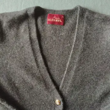 [ PARIS ] 캐시미어 100% V넥 가디건 중간 두께