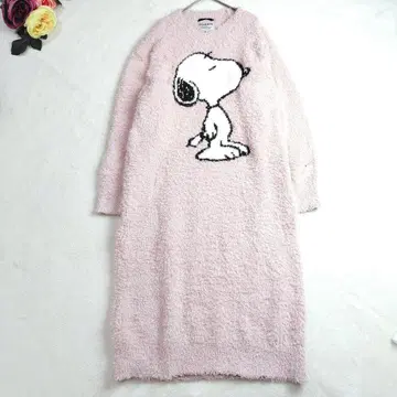 젤라또피케 PEANUTS 스누피 자카드 드레스 원피스 핑크