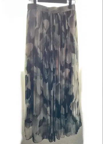 FRAY I.D 그레이 플리츠 롱 스커트 사이즈 0