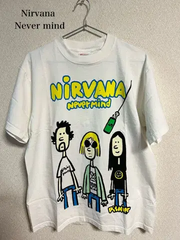 Nirvana Nevermind 셔츠 화이트 미사용 새상품 sizeL